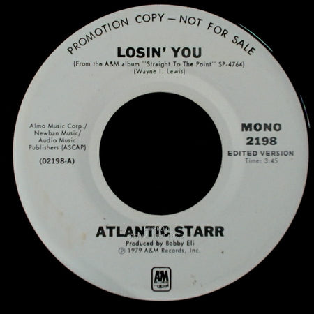 Atlantic Starr - Losin' You / Losin' You side A