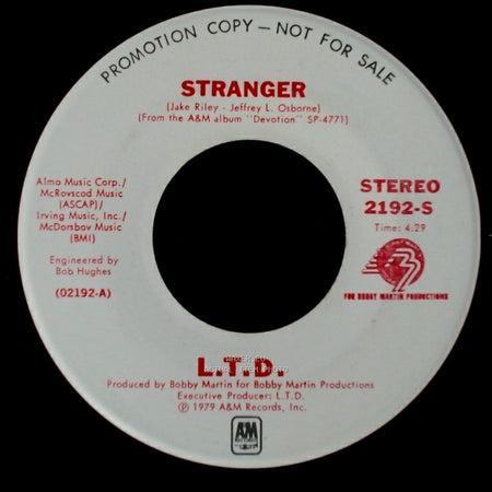 L.T.D. - Stranger / Stranger side A