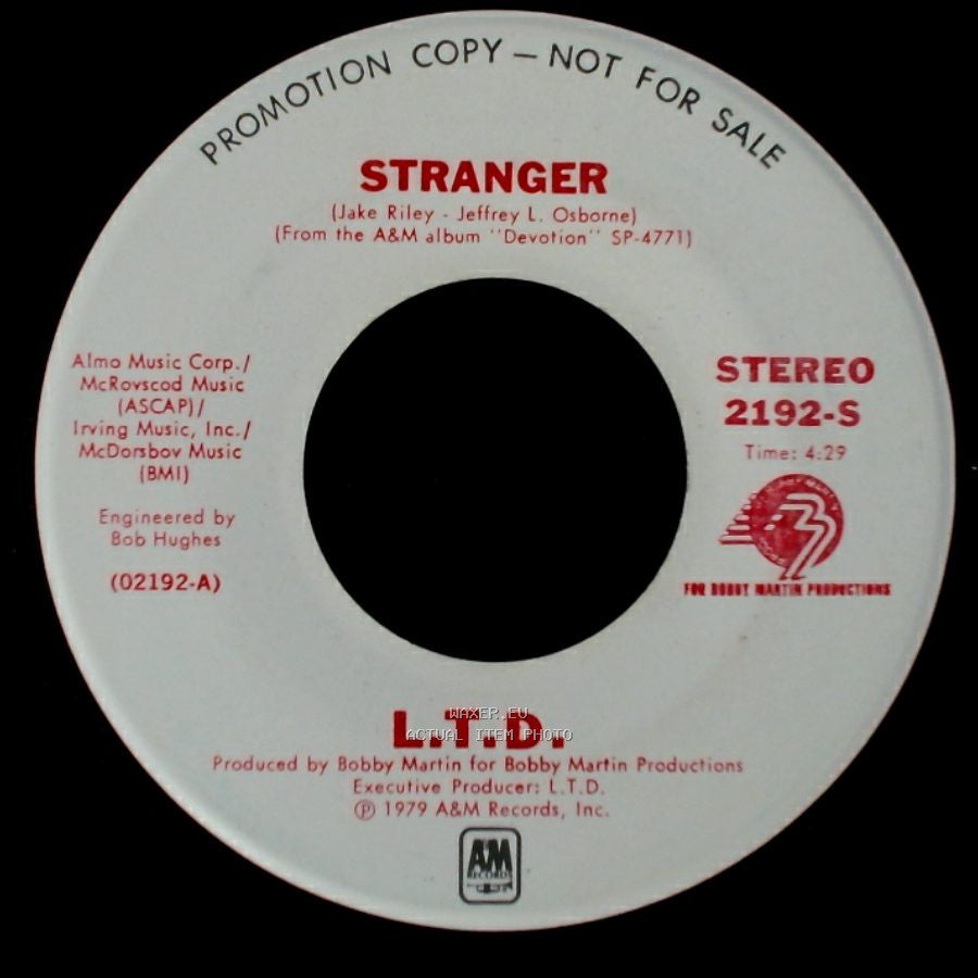 L.T.D. - Stranger / Stranger side A