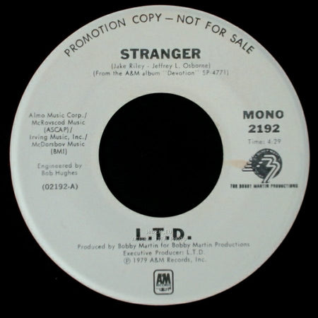 L.T.D. - Stranger / Stranger side B