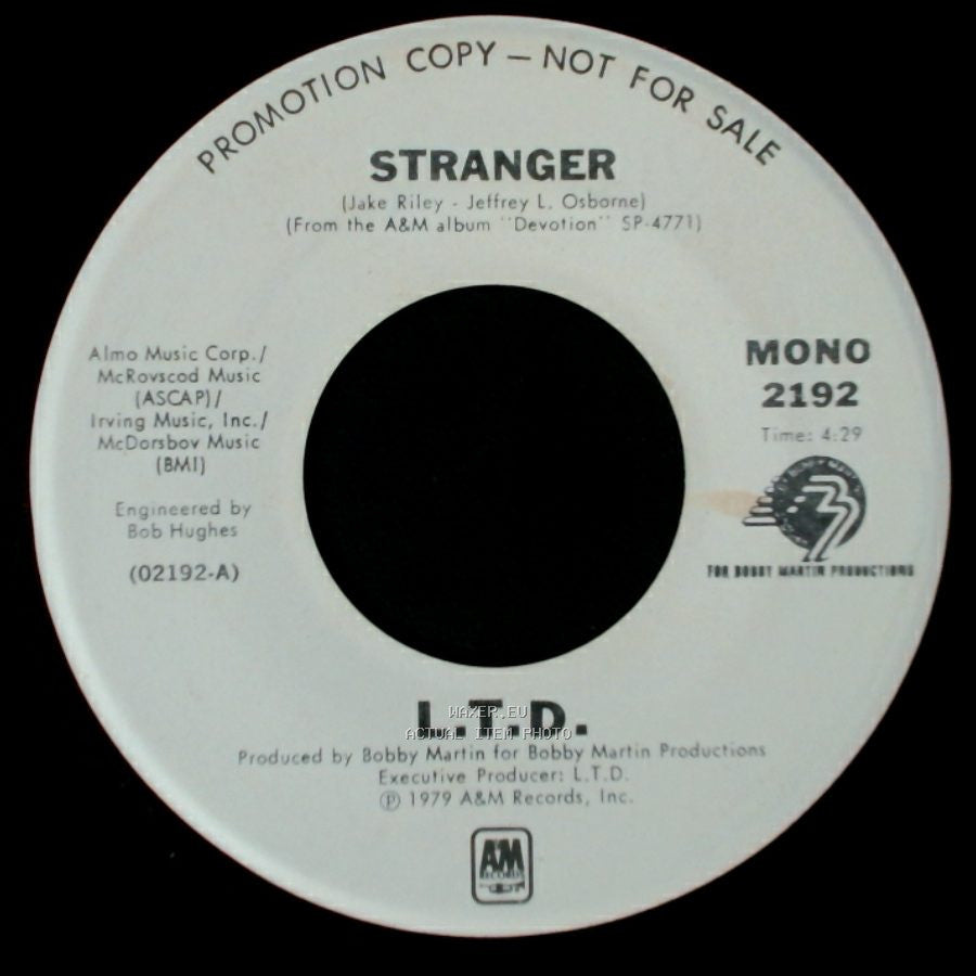L.T.D. - Stranger / Stranger side B