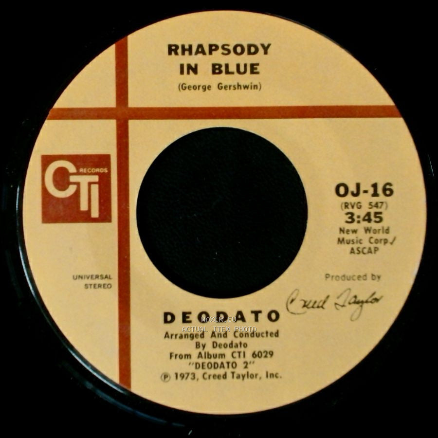 Deodato - Super Strut / Rhapsody In Blue side B