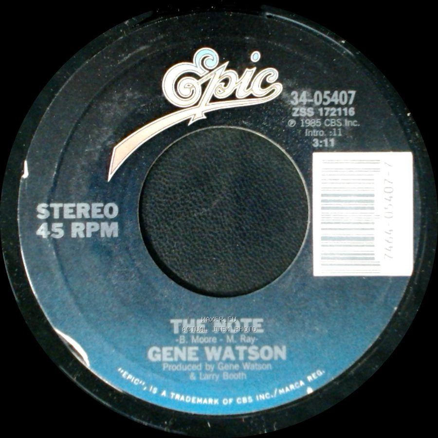 Gene Watson - Cold Summer Day In Georgia / The Note side B