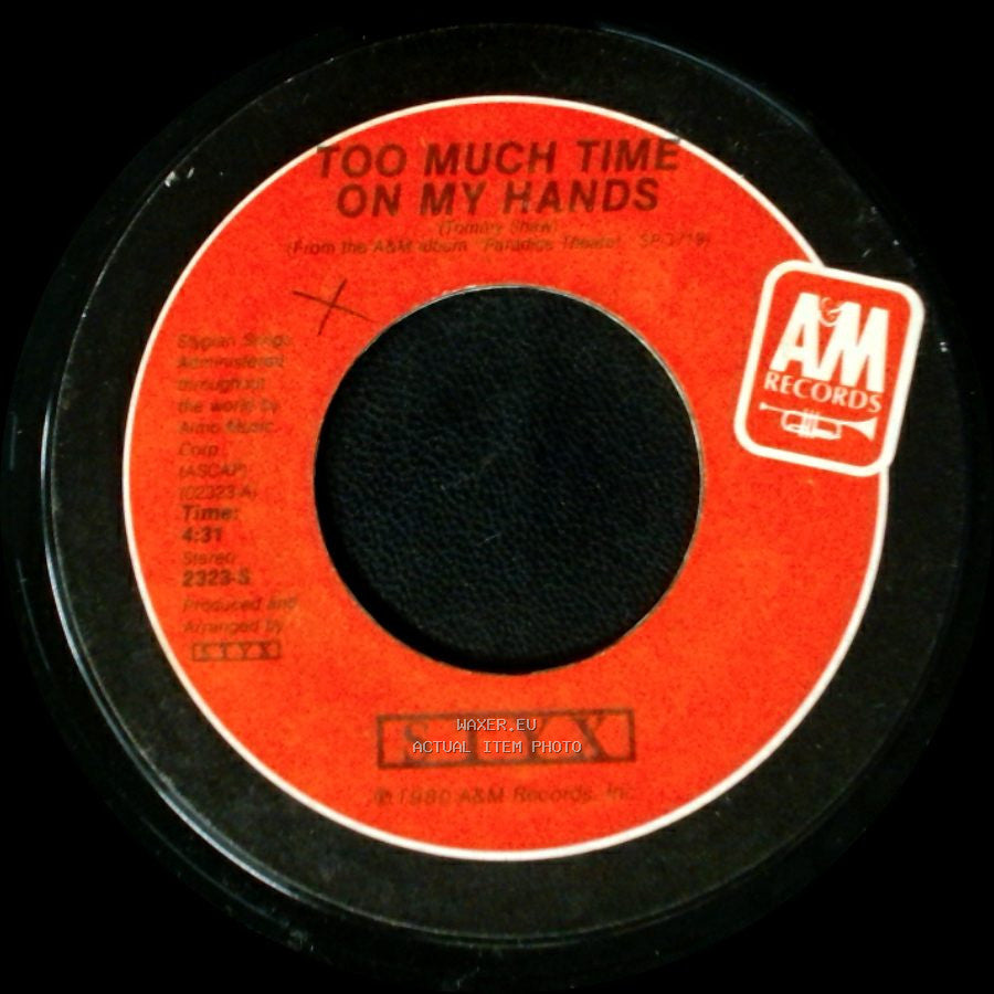 Styx - Queen Of Spades / Too Much Time On My Hands side B