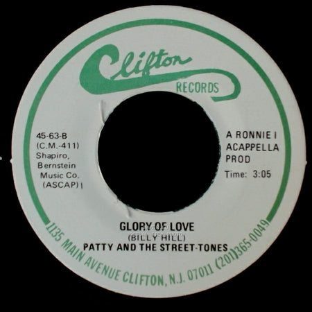 Patty And The Street-Tones - Mommy And Daddy / Glory Of Love side B