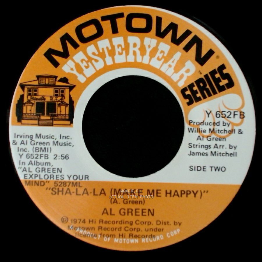 Al Green - Let's Get Married / Sha-La-La (Make Me Happy) side B