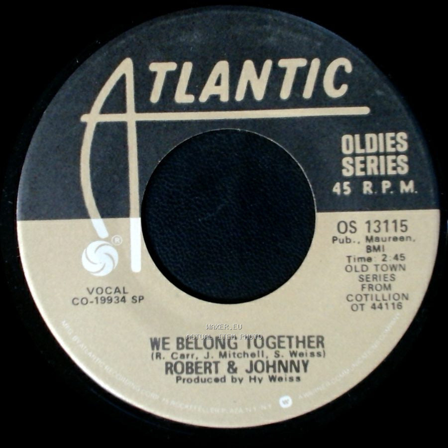 Robert & Johnny / The Fiestas - We Belong Together / So Fine side A