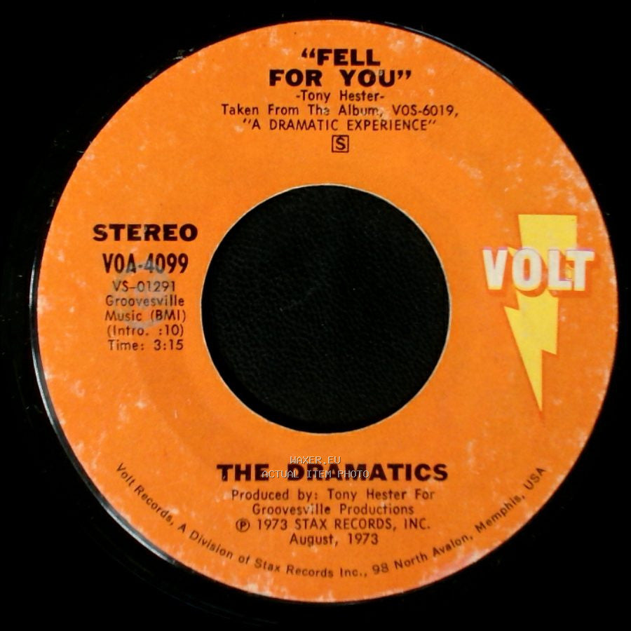 The Dramatics - Fell For You / Now You Got Me Loving You side A