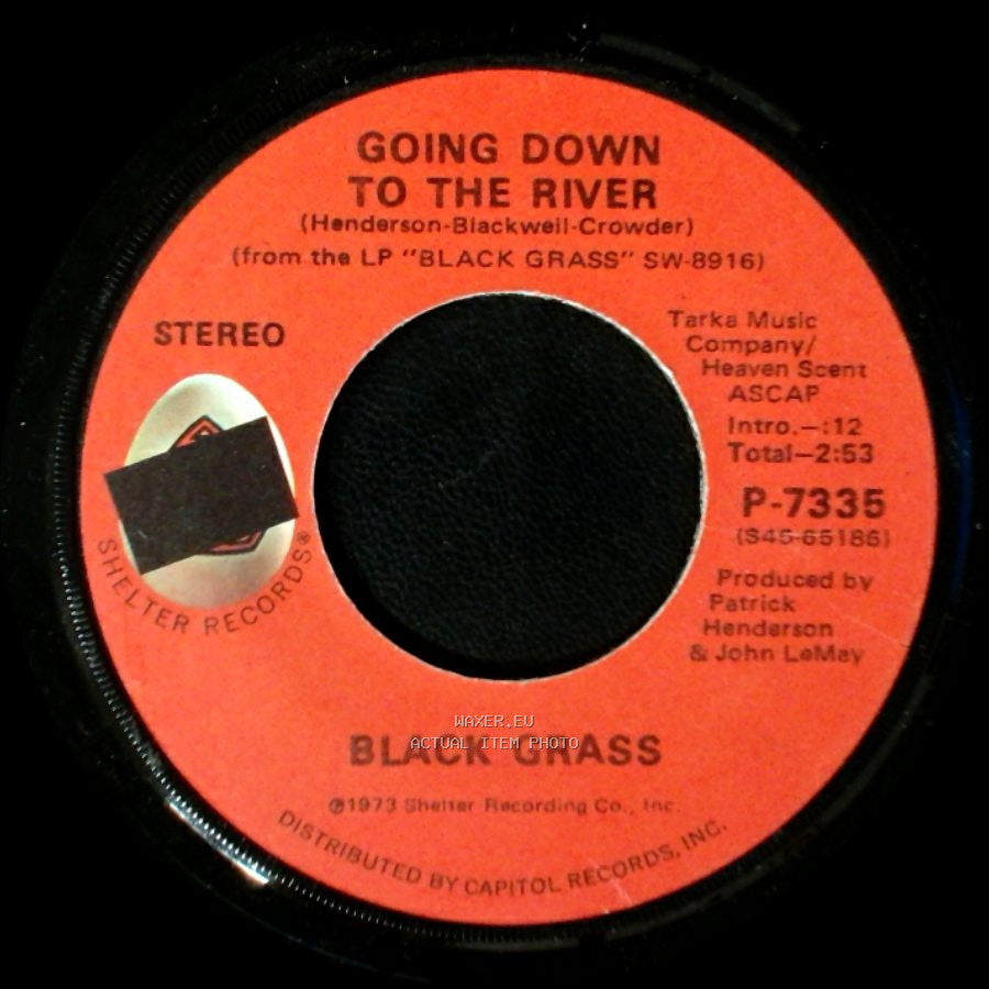 Black Grass - Sweeping Through The City / Going Down To The River side B