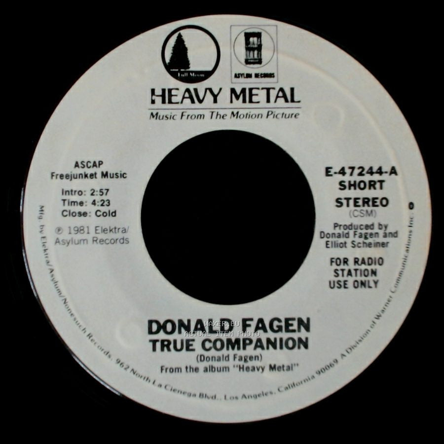 Donald Fagen - True Companion / True Companion side A