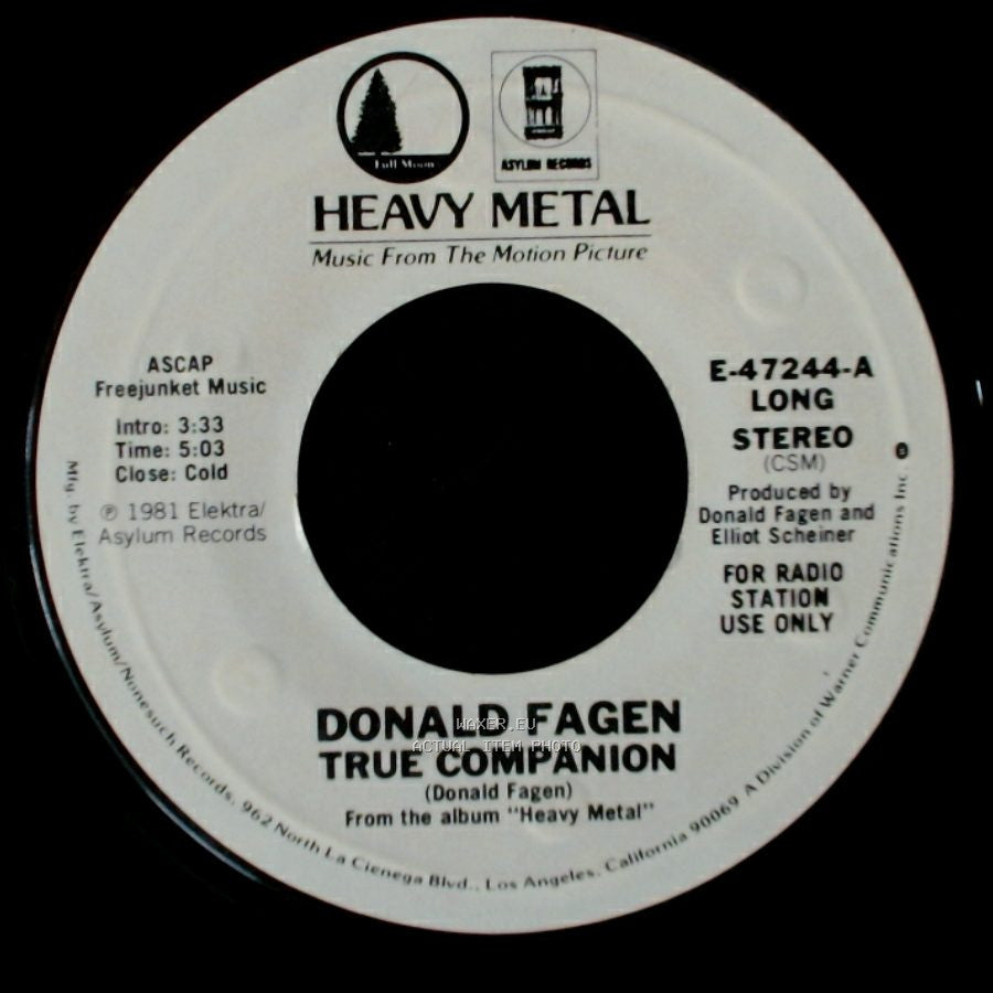 Donald Fagen - True Companion / True Companion side B
