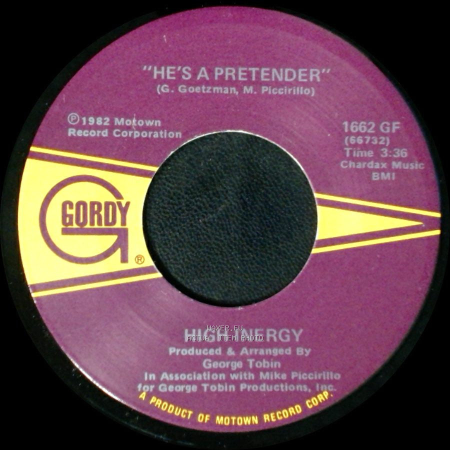 High Inergy - Don't Let Up On The Groove / He's A Pretender side B