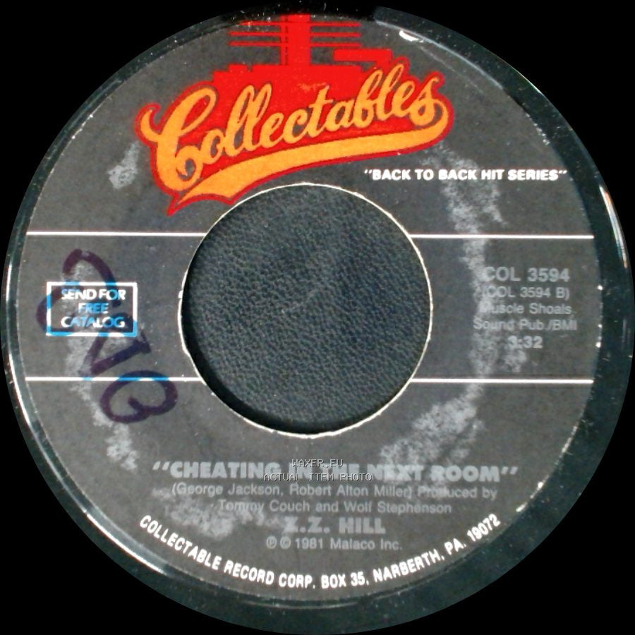 Z.Z. Hill - Down Home Blues / Cheating In The Next Room side B