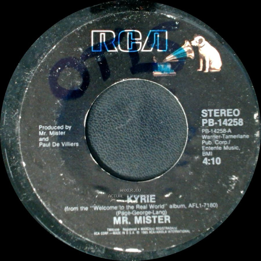 Mr. Mister - Kyrie / Run To Her side A