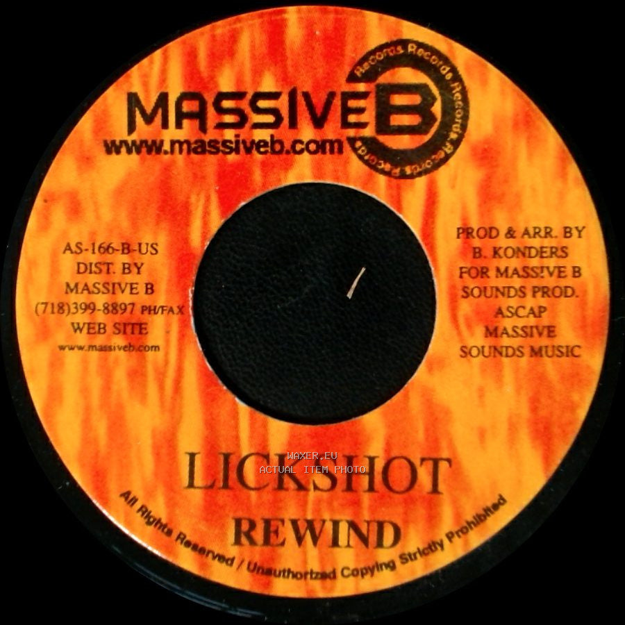 Lickshot / Lexxus - Rewind / Stress side A
