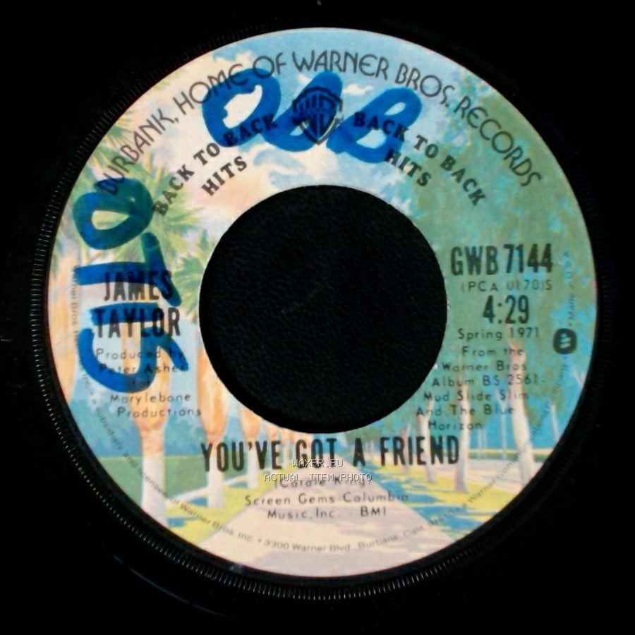 James Taylor - Steamroller / You've Got A Friend side B