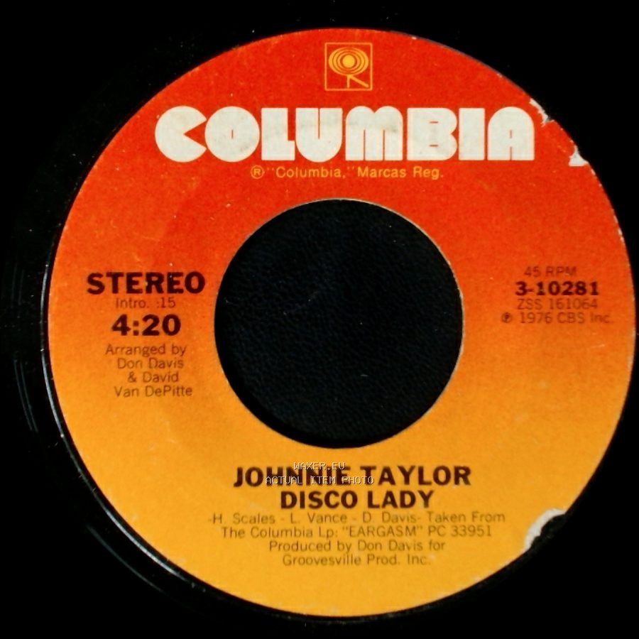 Johnnie Taylor - Disco Lady / You're The Best In The World side A