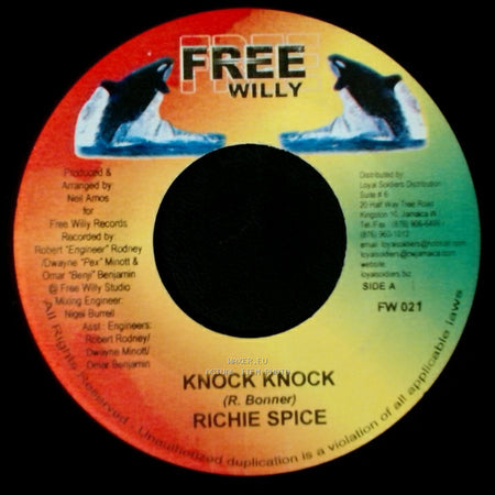 Richie Spice / Zahair - Knock Knock / Mermaid Lady side A