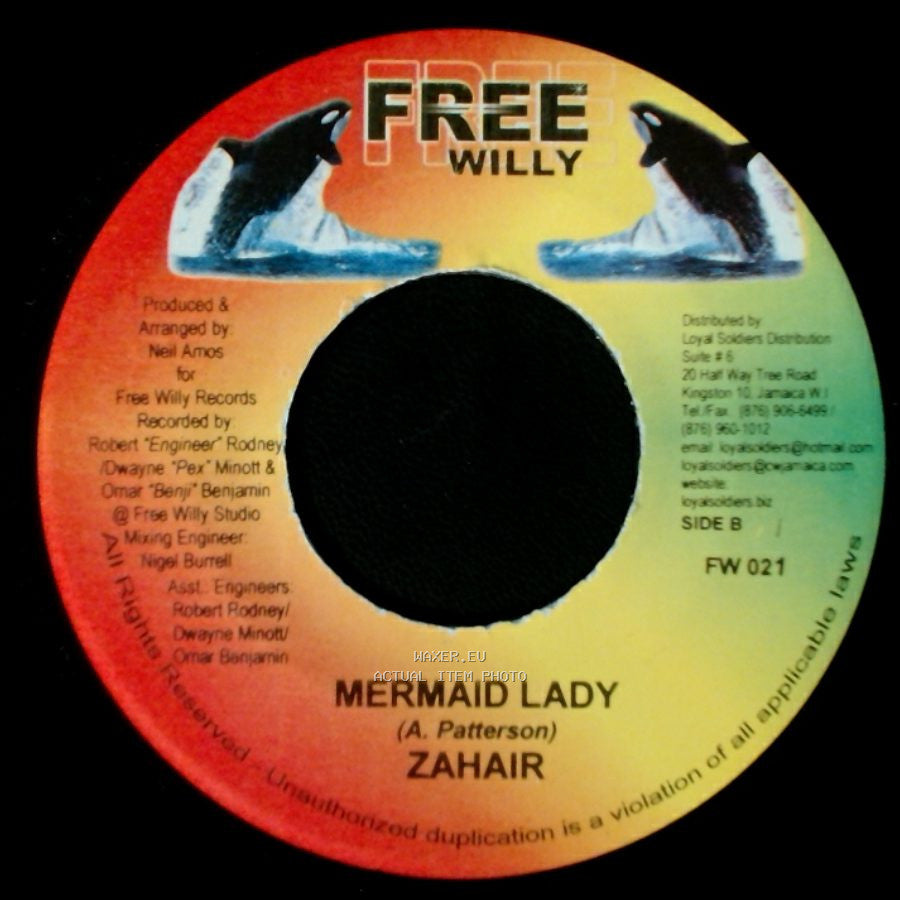 Richie Spice / Zahair - Knock Knock / Mermaid Lady side B