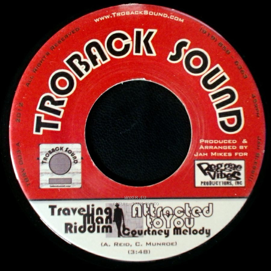 Courtney Melody / Free Your Mind Ginjah - Attracted To You / Traveling Man Riddim side A