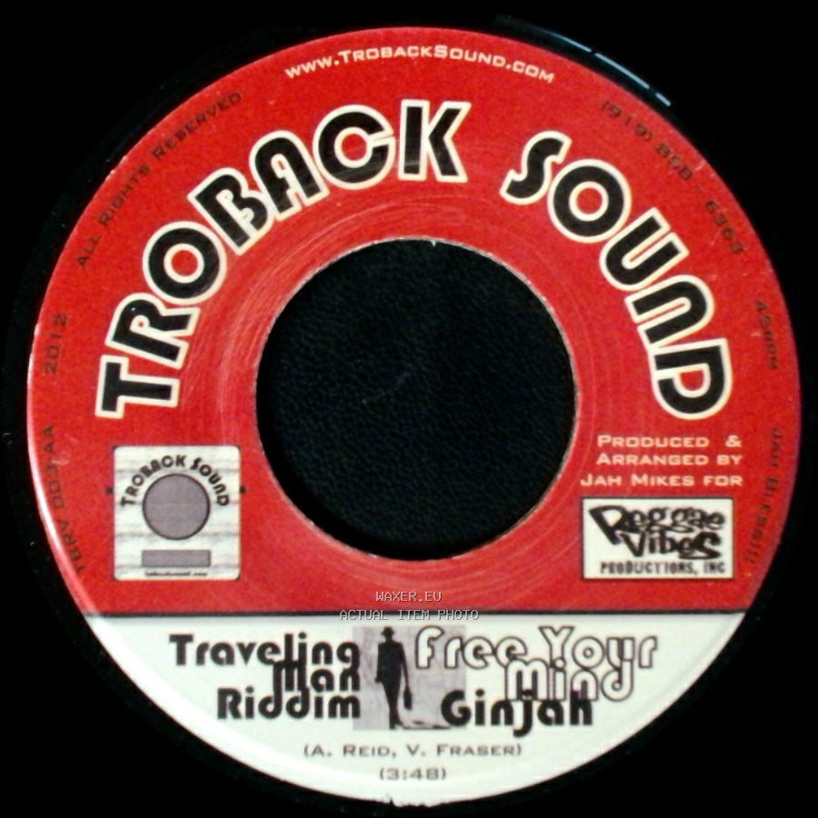 Courtney Melody / Free Your Mind Ginjah - Attracted To You / Traveling Man Riddim side B