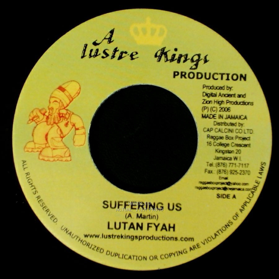 Lutan Fyah - Suffering Us / Version side A