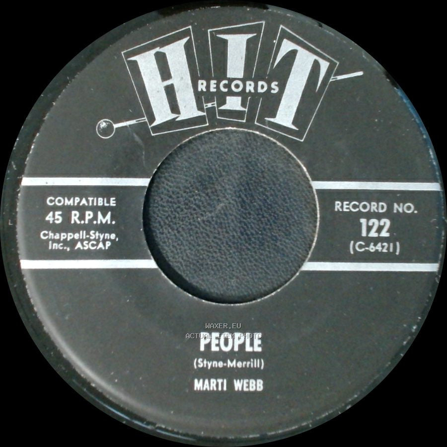 Marti Webb / Leroy Jones - People / I Don't Want To Be Hurt Anymore side A