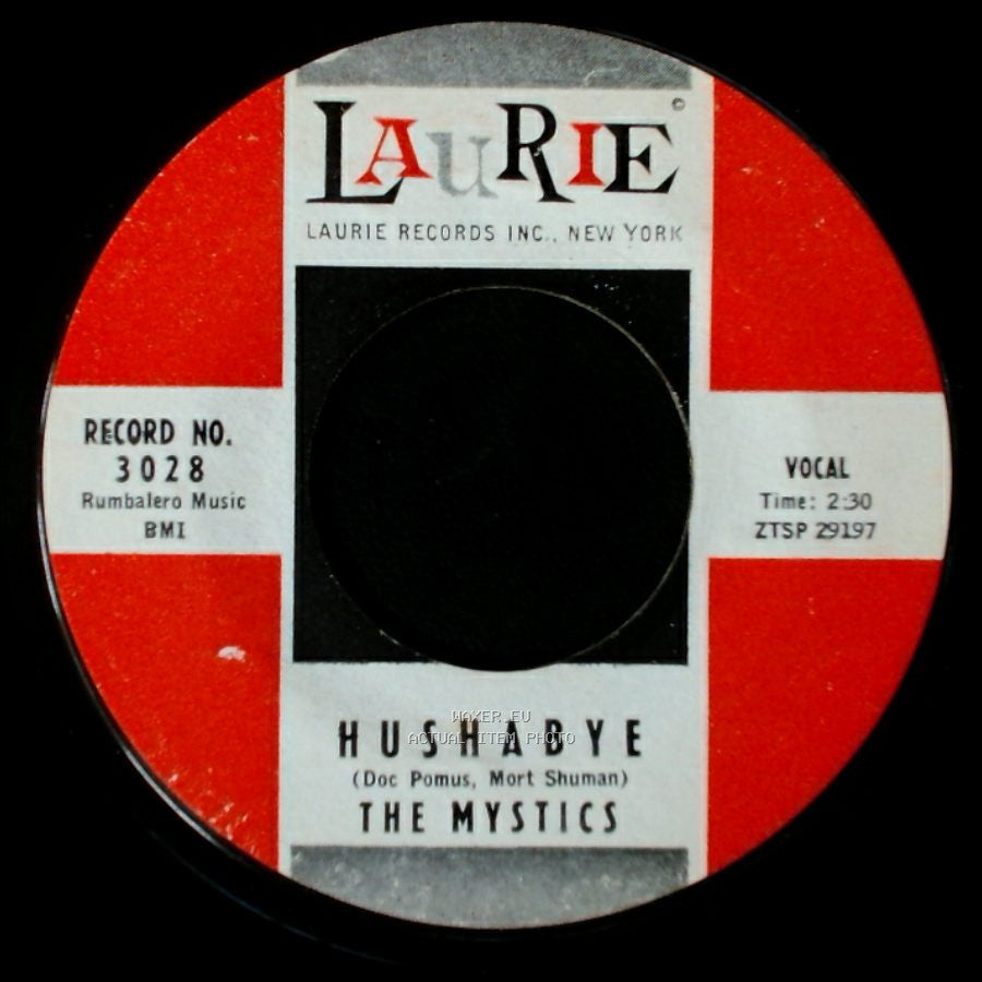 The Mystics - Hushabye / Adam And Eve side A