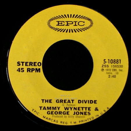 Tammy Wynette & George Jones - The Great Divide / The Ceremony side A