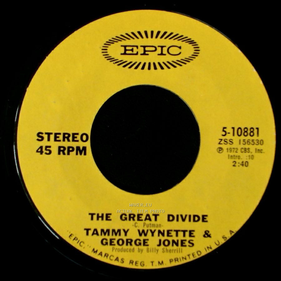 Tammy Wynette & George Jones - The Great Divide / The Ceremony side A