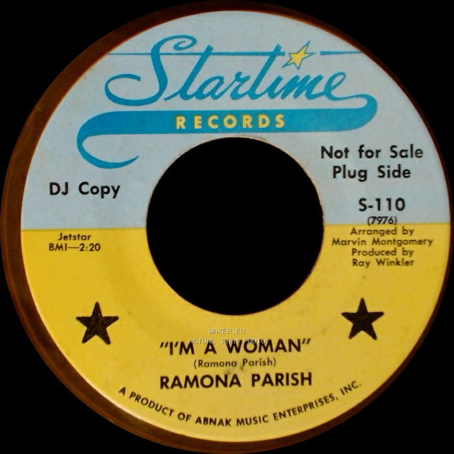 Ramona Parish - I'm A Woman / Here Comes My Baby Back Again side A