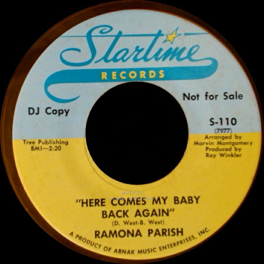 Ramona Parish - I'm A Woman / Here Comes My Baby Back Again side B