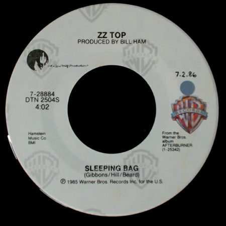 Zz Top - Party On The Patio / Sleeping Bag side B
