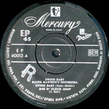 Ralph Marterie's Orchestra - Swing Baby / Swing Baby / Basie Boogie / Robbin's Nest side A