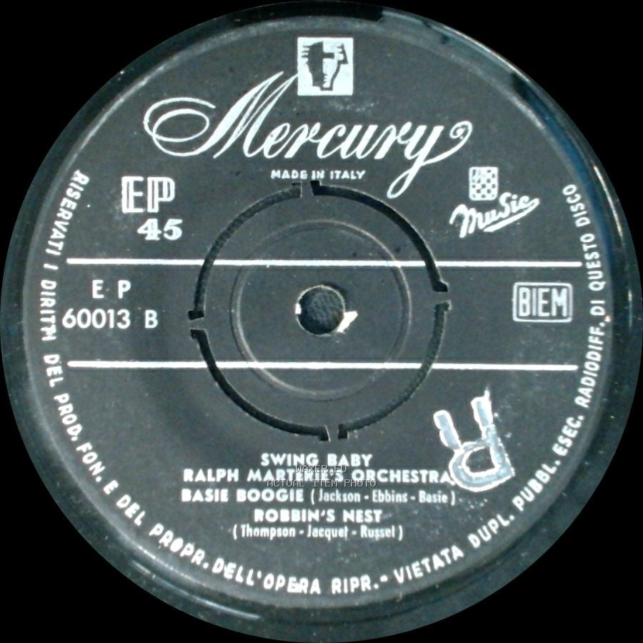 Ralph Marterie's Orchestra - Swing Baby / Swing Baby / Basie Boogie / Robbin's Nest side B