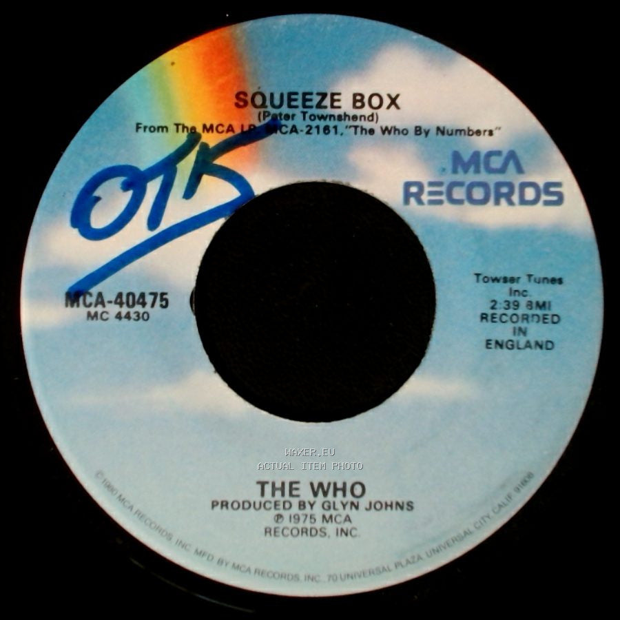 The Who - Success Story / Squeeze Box side B