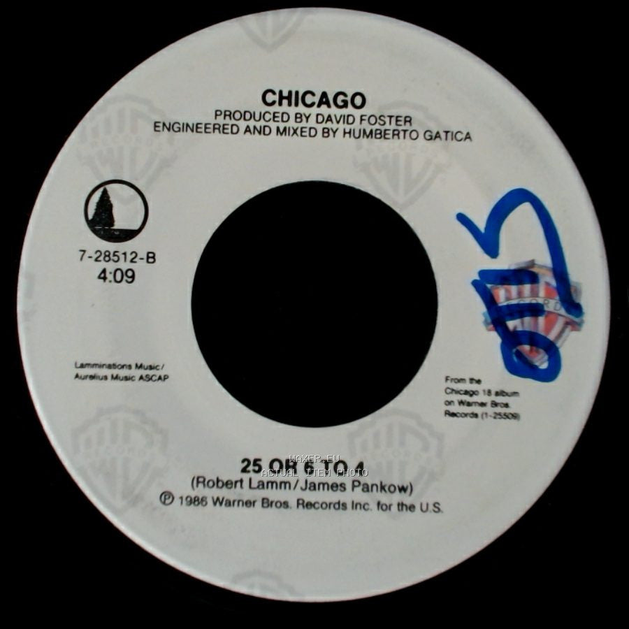 Chicago - Will You Still Love Me? / 25 Or 6 To 4 side B