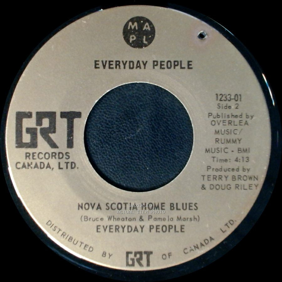 Everyday People - You Make Me Wonder / Nova Scotia Home Blues side B