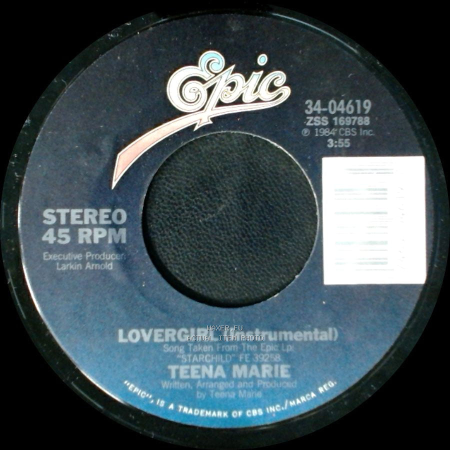 Teena Marie - Lovergirl / Lovergirl (Instrumental) side B