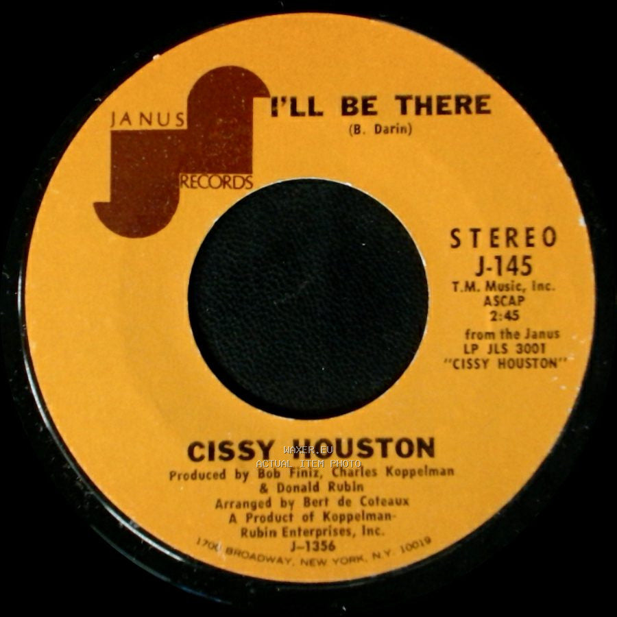 Cissy Houston - Be My Baby / I'll Be There side B