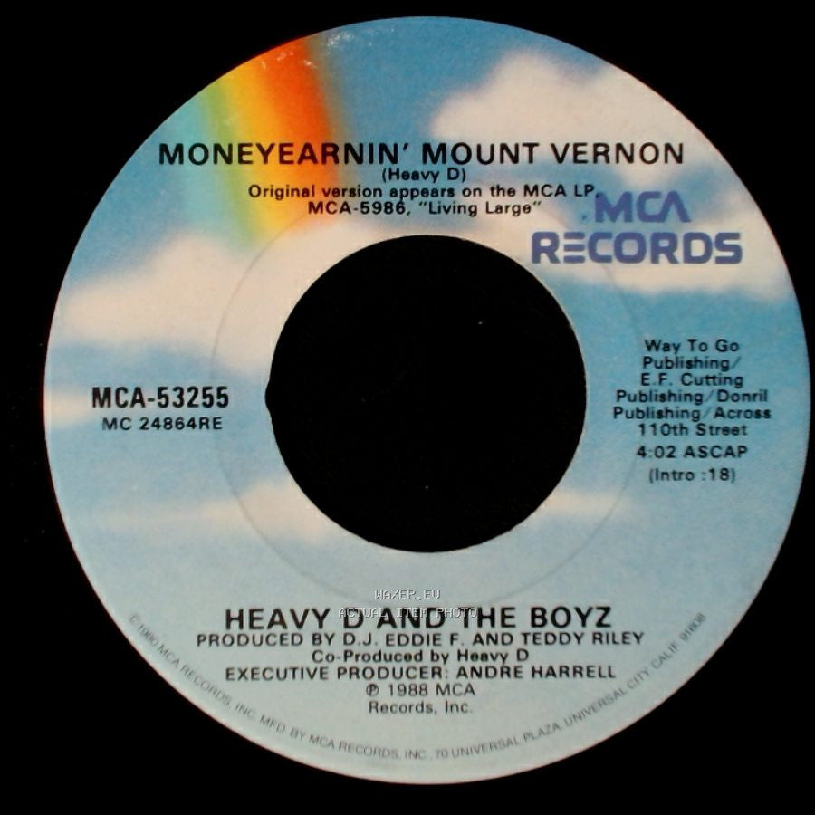 Heavy D And The Boyz - Moneyearnin' Mount Vernon / Don't You Know side A