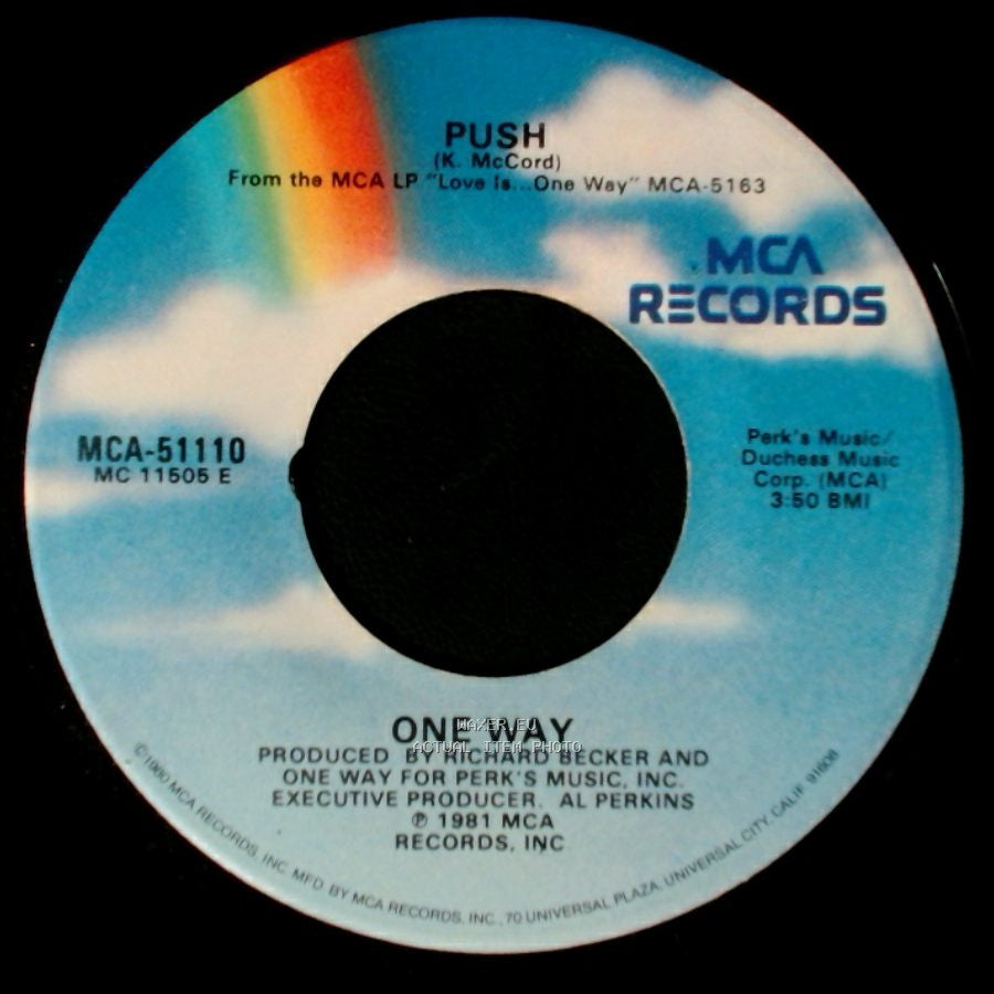 One Way - All Over Again / Push side B