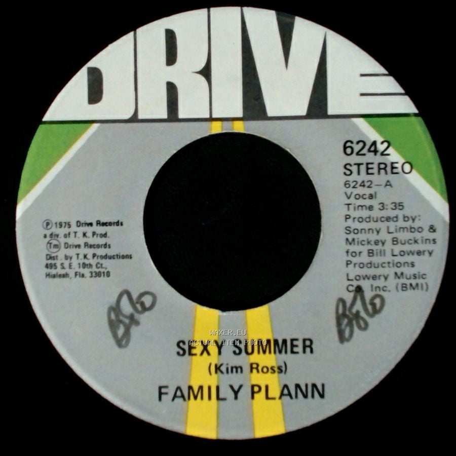 Family Plann - Sexy Summer / Can You Get Into The Music side A