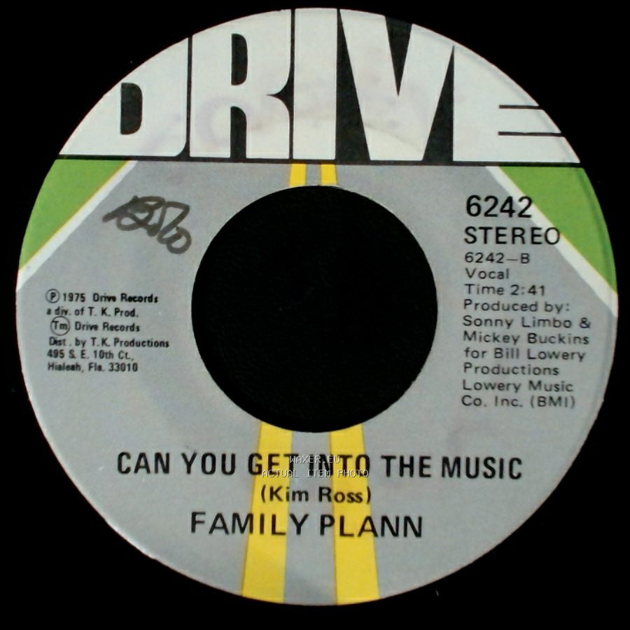 Family Plann - Sexy Summer / Can You Get Into The Music side B