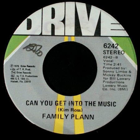 Family Plann - Sexy Summer / Can You Get Into The Music side B