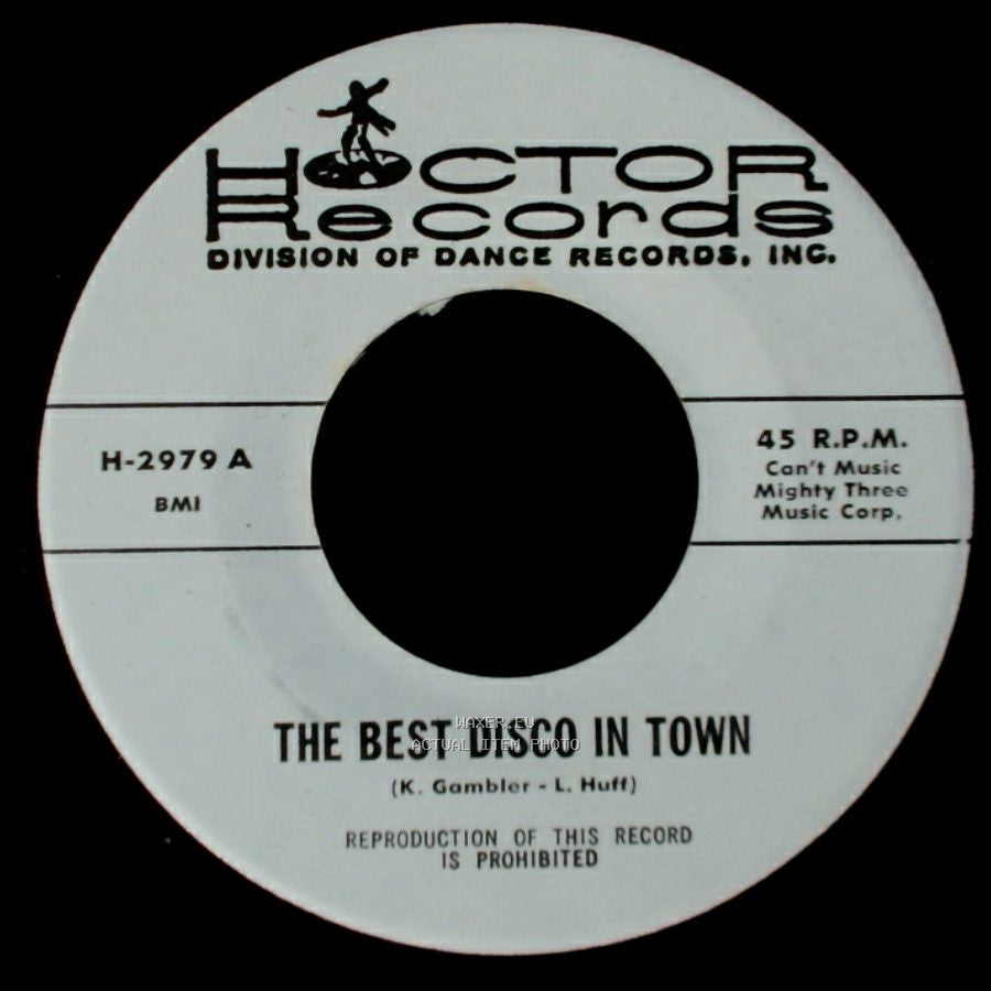 Unknown Artist - The Best Disco In Town / Get It On side A
