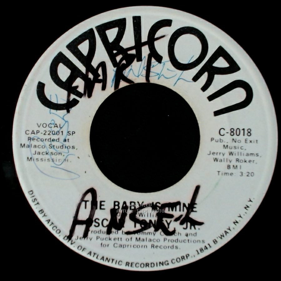 Eddie Sidney Jr. / Oscar Toney, Jr. - The Baby Is Mine / Workin' Together side A