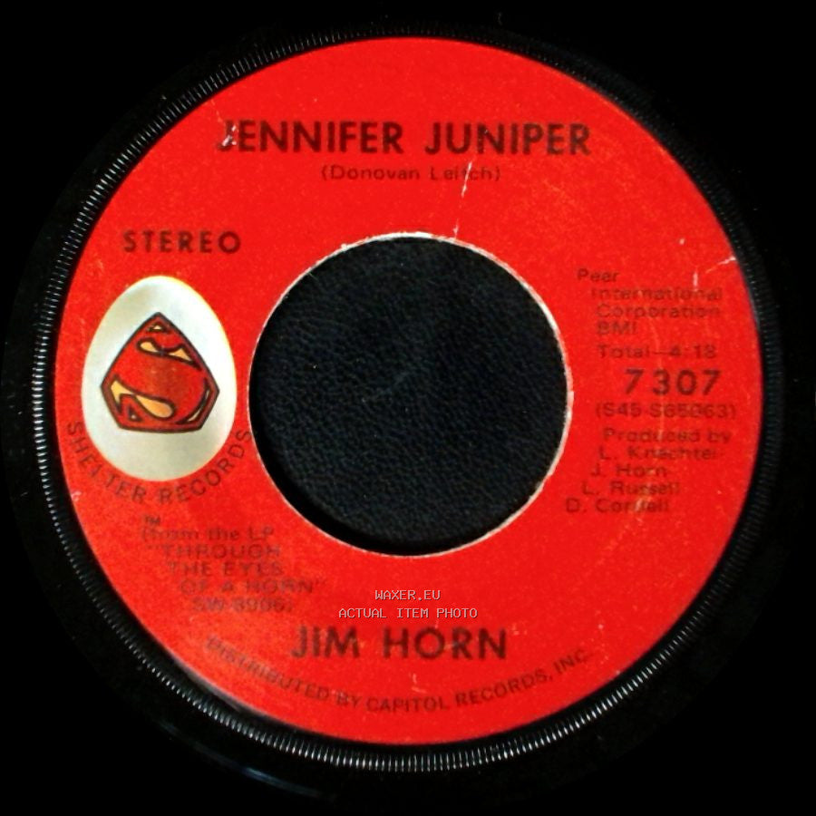 Jim Horn - Which Way Does The Wind Blow / Jennifer Juniper side B