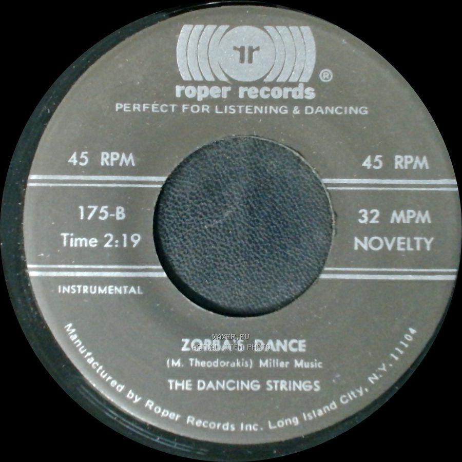 The Dancing Strings - Zorba's Dance / Never On Sunday side A