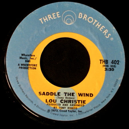 Lou Christie - Saddle The Wind / Beyond The Blue Horizon side A
